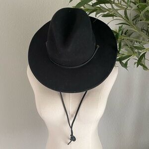 Brixton Black Wool Hat